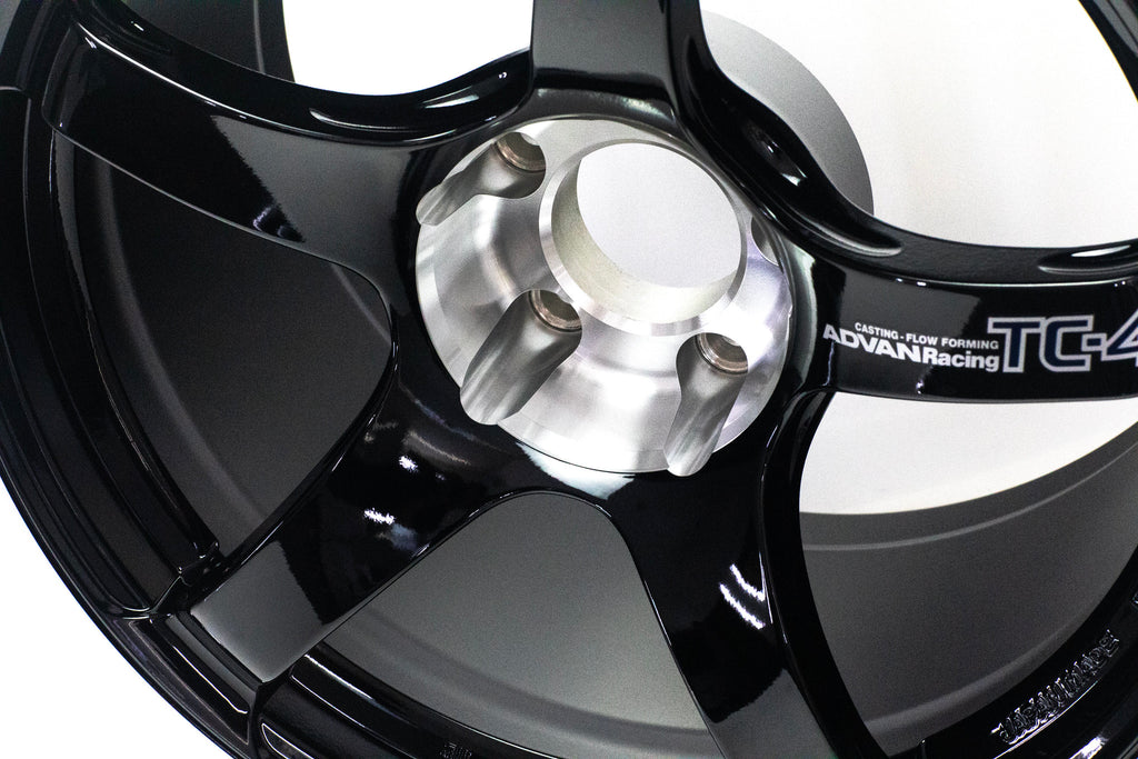 Advan TC4 SE - 18x9.5 / +35 / 5x114.3 - Racing Gloss Black & Diamond C ...
