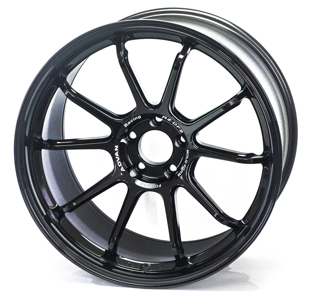 Advan RZ-DF2 - 19x9.5 +22 / 19x10.5 +34 / 5x120 - Racing Titanium Blac ...