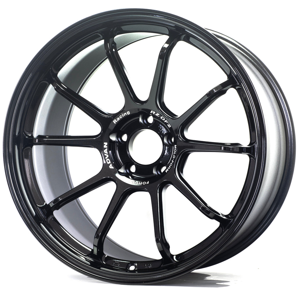 Advan RZ-DF2 - 19x9.5 +22 / 19x10.5 +34 / 5x120 - Racing Titanium Blac ...