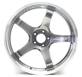 Advan Racing GT Beyond - 17x9 / +45 / 5x114.3 - Machining & Hyper Platinum Black (S2000 Fitment) *Set of 4*