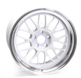 Volk Racing 21A - 18x9.5 / 18x10.5 / 5x112 - Dash White/Rim DC (A90/A91 MK5 Supra Fitment) *Set of 4*