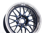 Volk Racing 21A - 18x9.5 / 18x10.5 / 5x112 - Mag Blue/Rim DC (A90/A91 MK5 Supra Fitment) *Set of 4*
