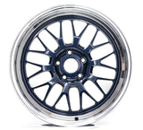 Volk Racing 21A - 18x9.5 / 18x10.5 / 5x112 - Mag Blue/Rim DC (A90/A91 MK5 Supra Fitment) *Set of 4*