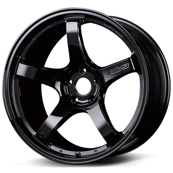 Gram Lights 57CR - 18x9.5 / +22 / 5x114.3 - Gloss Black *Set of 4