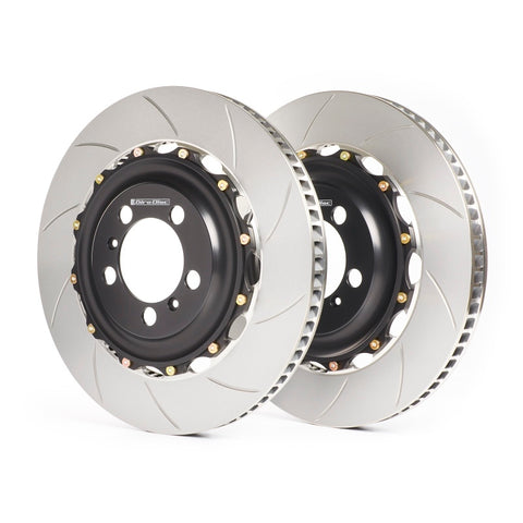 GiroDisc Slotted Rear Rotors (Pair) - Porsche 991 GT3 Cup (992) - A2-287