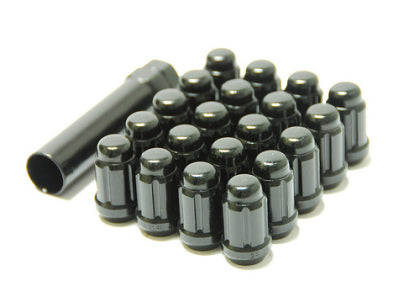 Muteki Tuner Spline Lug Nuts (Close Ended) - Black Chrome