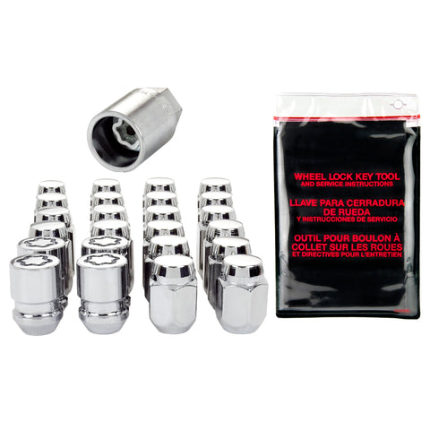 McGard 6 Lug Hex Lug Nut Install Kit w/ Wheel Locks (Cone Seat)