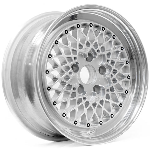 BBS E50 - 17x8 / +14 / 5x120 - Silver (E30 M3 Fitment) *Set of 4*