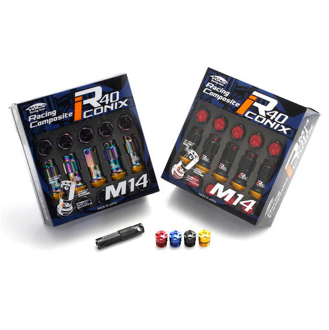Project Kics R40 Iconix Lug Nuts & Locks - M14 – System Motorsports Project Kics R40 Iconix Lug Nuts & Locks - M14 – System Motorsports