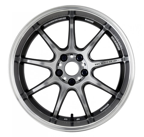 Work Emotion D9R - 19x9.5 / +38 / 5x100 - GT Silver Rim Cut *Set of 4*
