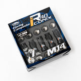 Project Kics R40 Iconix Lug Nuts & Locks - M14x1.5 (Radius/Ball Seat)