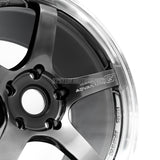 Advan Racing GT for Porsche - 19x9 / 19x11 / 5x130 - Machining & Hyper Platinum Black (Porsche 718/981 Cayman GT4 Fitment) *Set of 4*