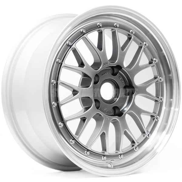 BBS LM - 17x8.5 / +18 / 5x120 - Diamond Black w/ Diamond Cut Rim
