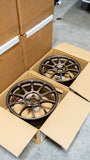 Volk Racing ZE40 Competition - 16x7 +31 / 17x8 +35 / 4x100 - Bronze Almite (Lotus Elise / Exige Fitment) *Set of 4*