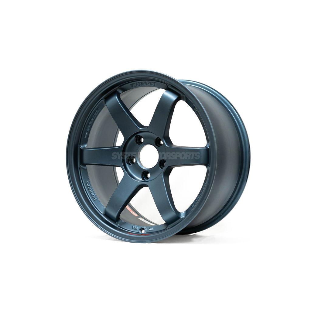 Volk Racing TE37SL - 18x10.5 / +15 / 5x114.3 - Matte Blue Gunmetal *Se ...