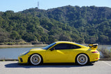 Porsche 991 991.2 GT3 Speed Yellow with BBS RT88 20x9 + 20x12 in System Motorsports Sizing