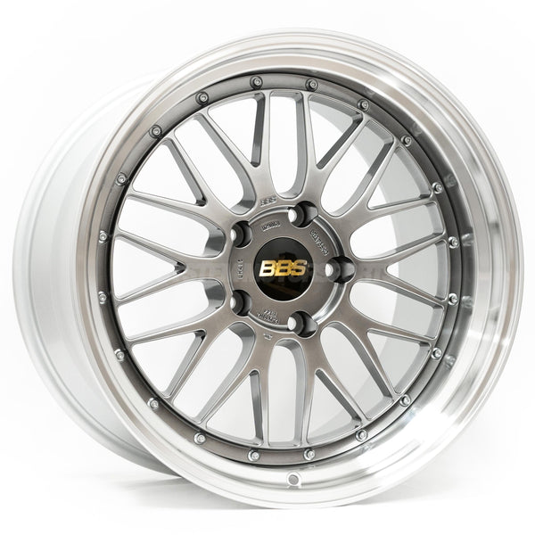 BBS LM - 17x8 / +40 / 5x120 - Diamond Black w/ Diamond Cut Rim