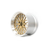BBS LM - 19x8.5 +50 / 19x10 +45 / 5x130 - Gold w/ Diamond Cut Rim *Set of 4*