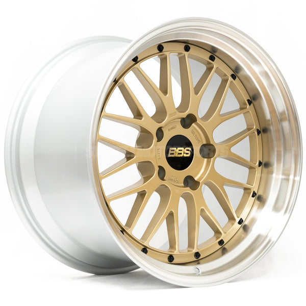 BBS LM - 18x8.5 / 18x10 / 5x130 - Gold w/ Diamond Cut Rim (Porsche
