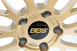 BBS LM - 18x10 / +20 / 5x114.3 - Gold w/ Diamond Cut Rim *Set of 4*