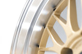 BBS LM - 19x8.5 +50 / 19x10 +45 / 5x130 - Gold w/ Diamond Cut Rim *Set of 4*