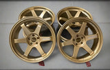 Rays Volk Racing TE37 Ultra M-Spec - 19x10 / +30 / 5x114.3 - Gold (Tesla Model 3/Y Fitment) *SET OF 4*