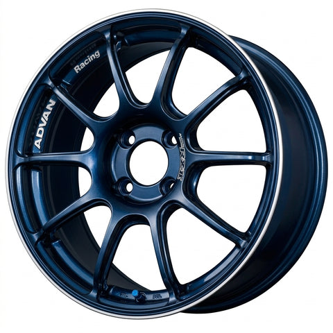 Advan Racing RZII - 18x9 / +35 / 5x114.3 - Racing Indigo Blue & Ring *Set of 4*