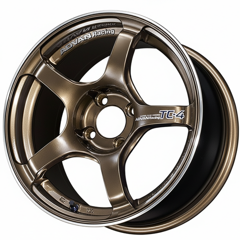 Advan TC-4 - 16x8 / +38 / 4x100 - Umber Bronze Metallic & Ring *Set of 4*