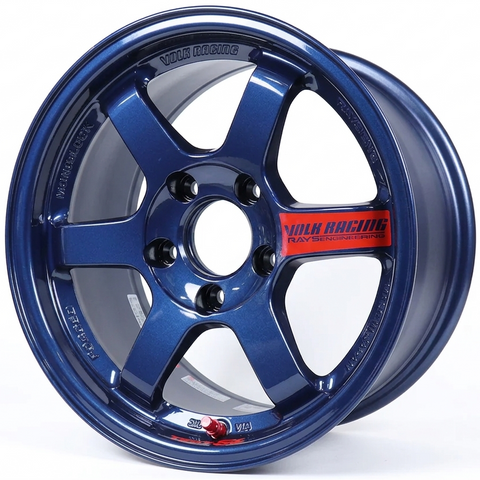 Volk Racing TE37SL - 15x8 / +32 / 5x114.3 - Mag Blue *Set of 4*