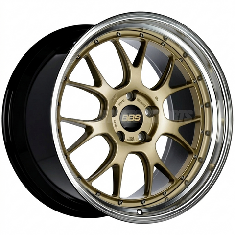 BBS LM-R - 20x9.5 / 20x11 / 5x120 - Gold w/ Diamond Cut Rim (F80 M3 / F82 M4 / F87 M2 Fitment) *Set of 4*