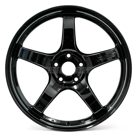Gram Lights 57CR 19x9.5 +45 5x114.3 Glossy Black