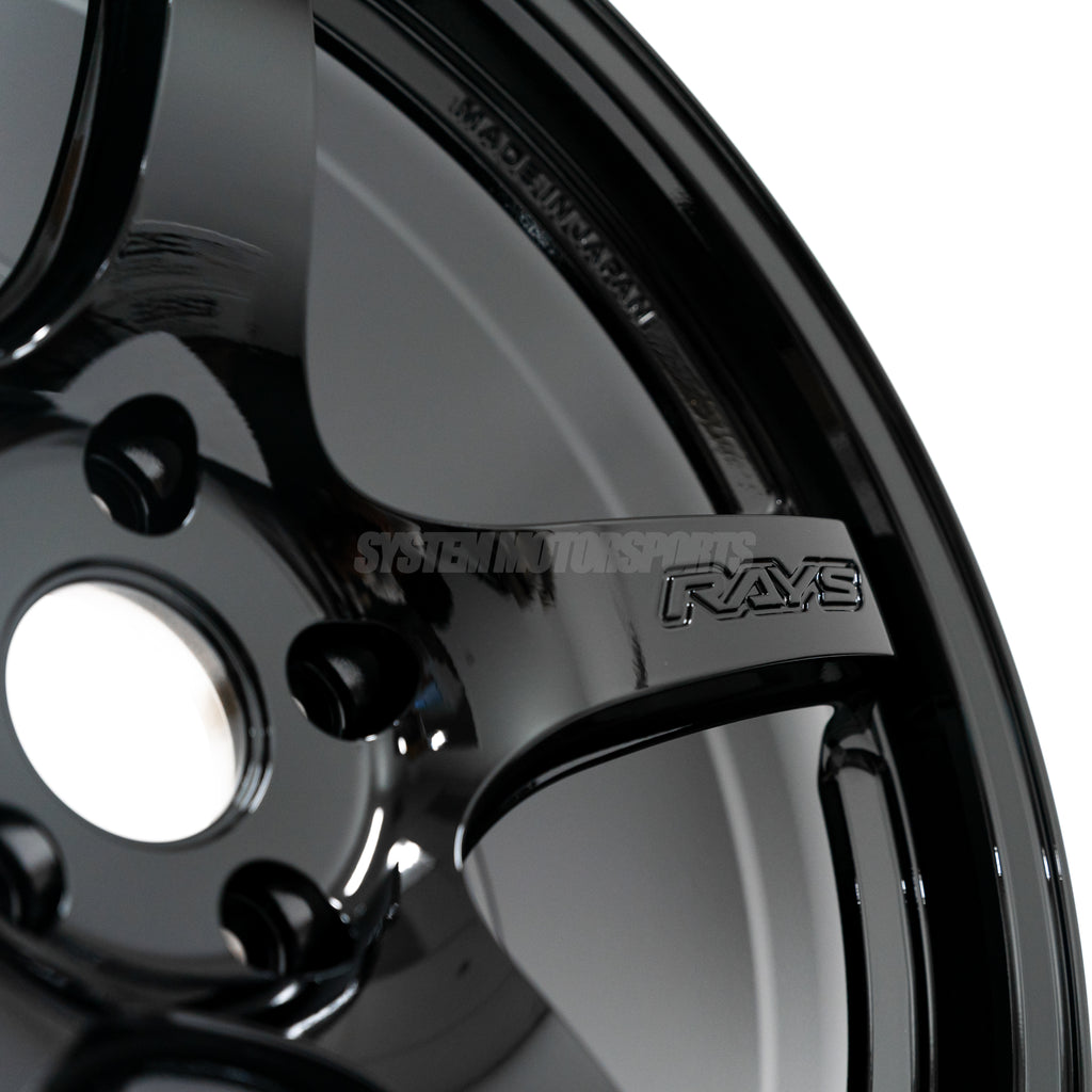 Gram Lights 57CR 18x9.5 +12 5x114.3 Glossy Black