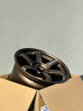 Volk Racing TE37 Saga S-Plus - 18x9.5 / +27 / 5x114.3 - Bronze Almite (Tesla Model 3/Y Fitment) *SET OF 4*