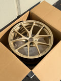 BBS RI-A - 17x9 / +40 / 5x100 - Gold (Toyota GR86 / Subaru BRZ Fitment) *Set of 4*