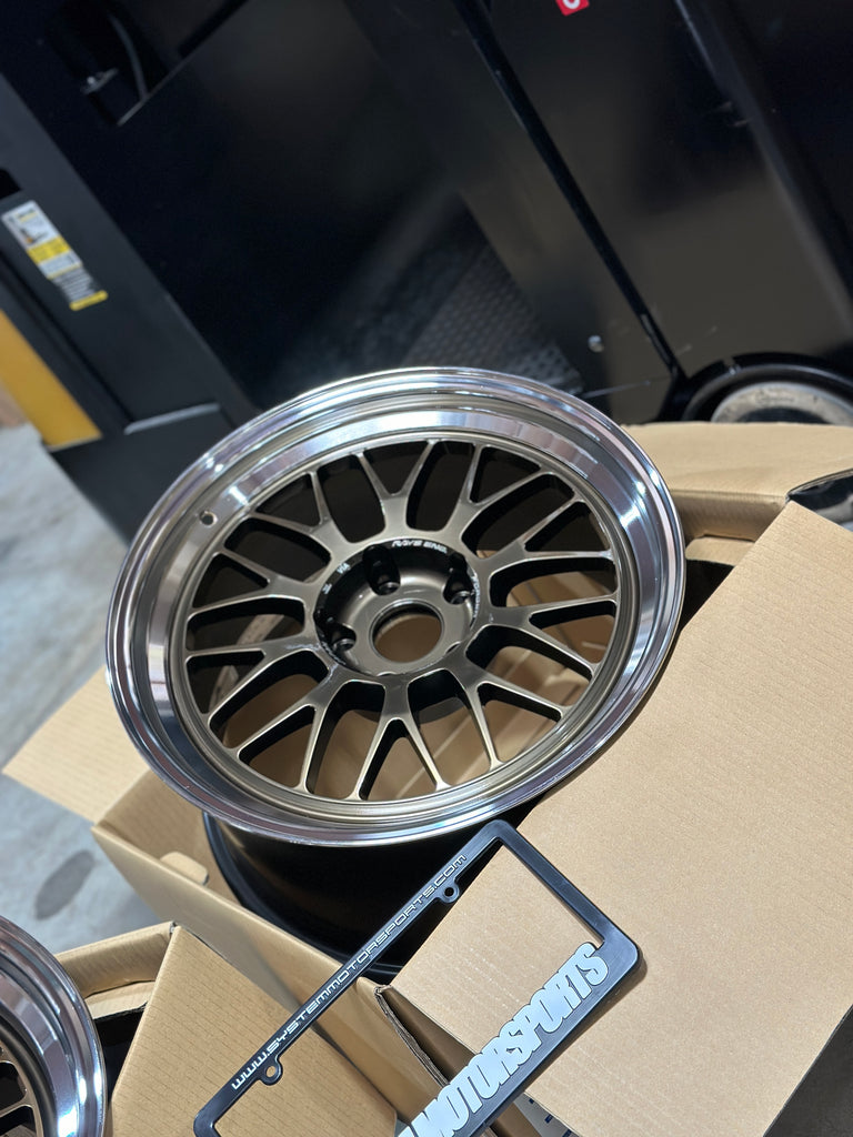 Volk Racing 21A Spec-SR - 18x9.5 +22 / 18x10.5 +22 / 5x120 - Shining B ...