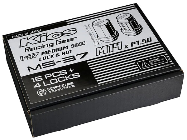 Project Kics MS-37 Lug Nuts & Locks - M14x1.5 – System Motorsports