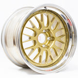 BBS E88 - 18x9.5 +19 / 18x11 +24 / 5x120 (Race Pocket Center) - Gold (E90 M3 / E92 M3 / E93 M3 Fitment) *Set of 4*