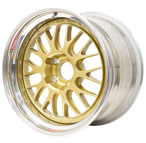 BBS E88 - 19x10 +24 / 19x11 +42 / 5x120 (Race Pocket Center) - Gold (F80 M3 / F82 M4 / F87 M2 Fitment) *Set of 4*