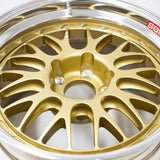 BBS E88 - 19x10 +21 / 19x11 +34 / 5x120 (Race Pocket Center) - Gold (F80 M3 / F82 M4 / F87 M2 Fitment) *Set of 4*