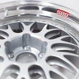 BBS E88 - 19x10 +24 / 19x11 +42 / 5x120 (Race Pocket Center) - Silver (F80 M3 / F82 M4 / F87 M2 Fitment) *Set of 4*