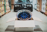 BBS LM - 20x10 / 20x11 / 5x112 - Navy Blue w/ Black Bright Diamond Cut Rim (G80 M3 / G82 M4 / G87 M2 Fitment) *Set of 4*