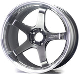 Advan Racing GT Beyond - 19x9.5 +25 / 19x11 +35 / 5x112 - Machining & Hyper Platinum Black (A9x MK5 Supra Fitment) *Set of 4*