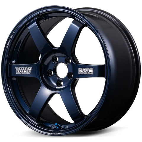 Volk Racing TE37 Saga S-Plus 30th Anniversary Mag Blue (Spoke Engravings) - 15"