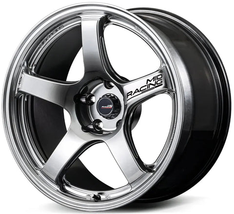 MID Racing R50 Evo - 18x9.5 / +38 / 5x114.3 - Hyper Silver *Set of 4*