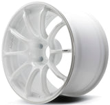 Advan RSIII - 18x9.5 / +38 / 5x120 - Racing White Metallic & Ring *Set of 4*