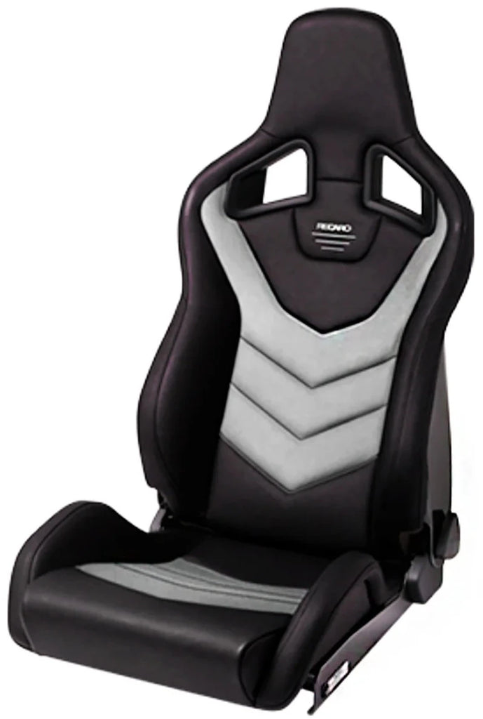 RECARO Sportster GT - Vinyl Black / Cloud Grey Suede (w/ Sub-Hole ...