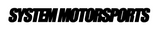 System Motorsports Die-Cut Sticker v2 Edition