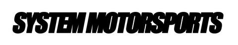 System Motorsports Die-Cut Sticker Ver.2 - White (13"x1")