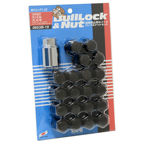 Project Kics Bull Lock 19Hex Lugnuts & Locks - M12