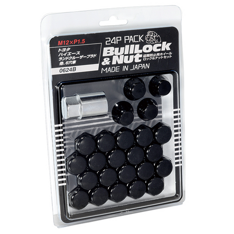 Project Kics Bull Lock 6H 21Hex Lugnuts & Locks - M12